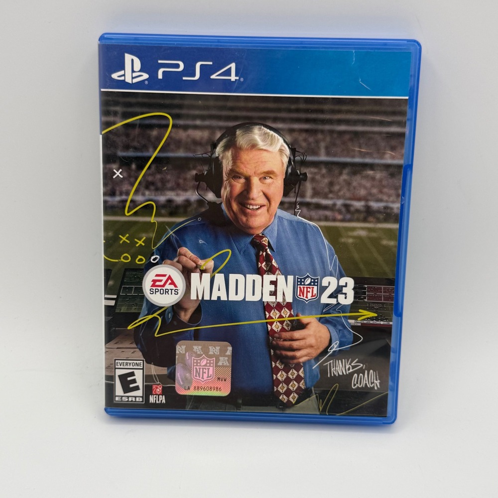 EA Madden NFL 23 PS4 N/A Blue Excellent Sports Football Video Game Disc